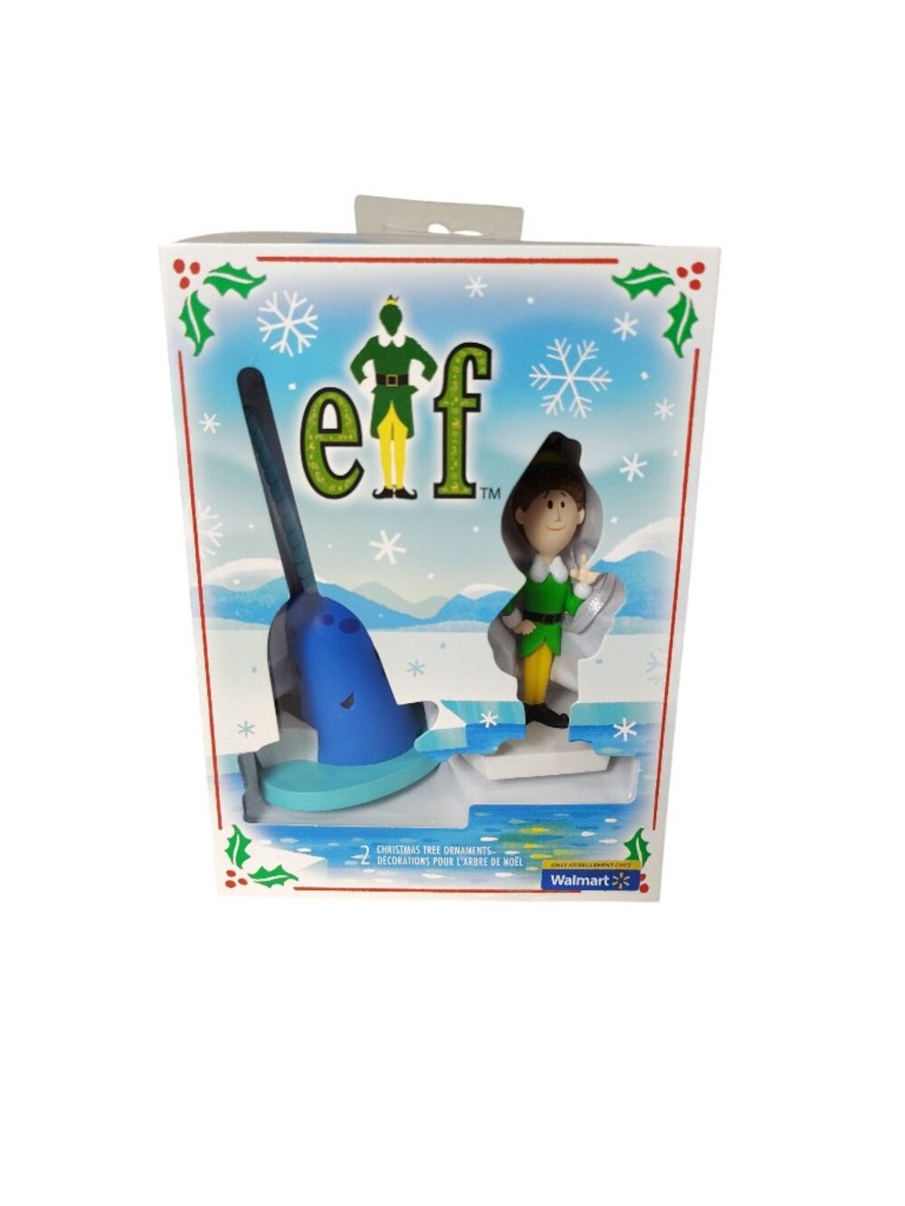Hallmark Christmas Ornaments Elf Buddy and Mr. Narwhal Collectible Figurines New